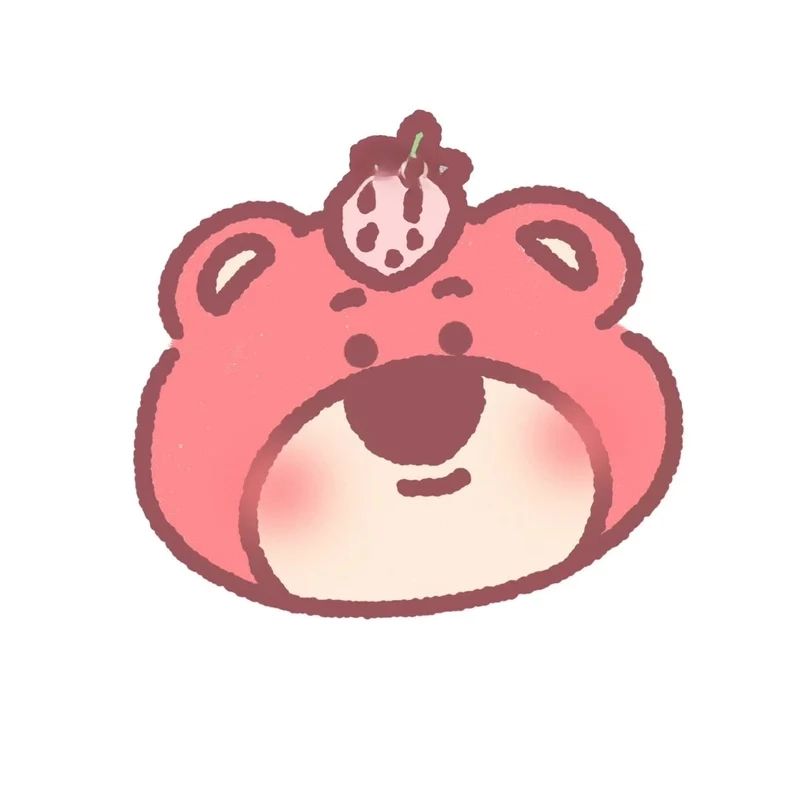 Hình ảnh gấu dâu dễ thương sẽ khiến bạn không thể rời mắt