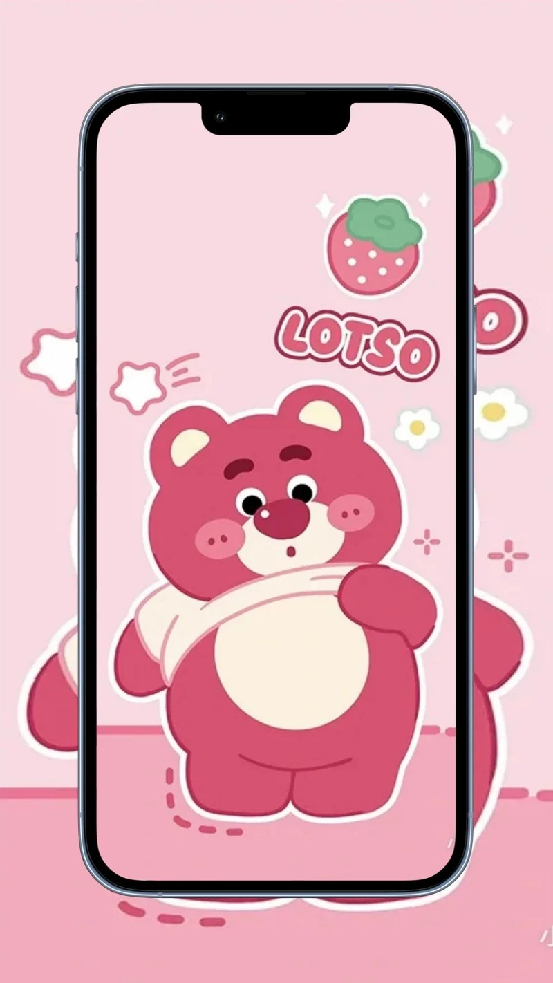 Hình ảnh của gấu dâu sẽ làm cho bạn cảm thấy vui vẻ hơn