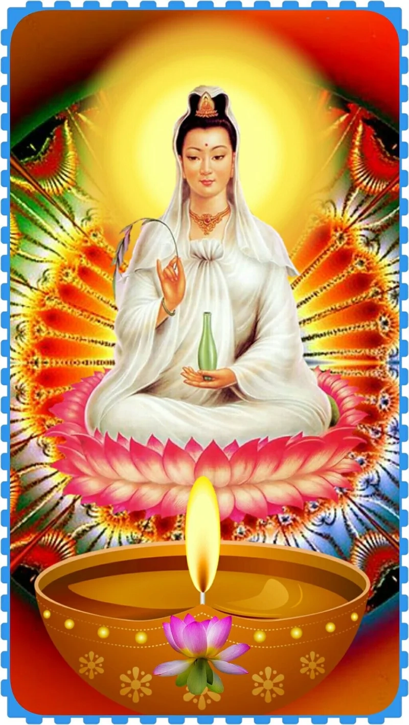 Hình ảnh phật bồ tát đẹp thể hiện sự từ bi và nhân ái