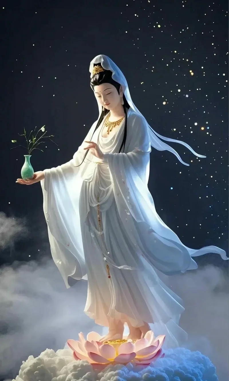 Ảnh phật quan thế âm bồ tát sẽ làm cho bạn cảm thấy an tâm