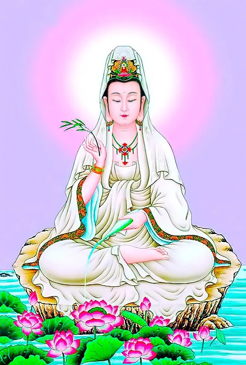 Hình ảnh phật quan thế âm bồ tát mang đến sự bình an cho tâm hồn