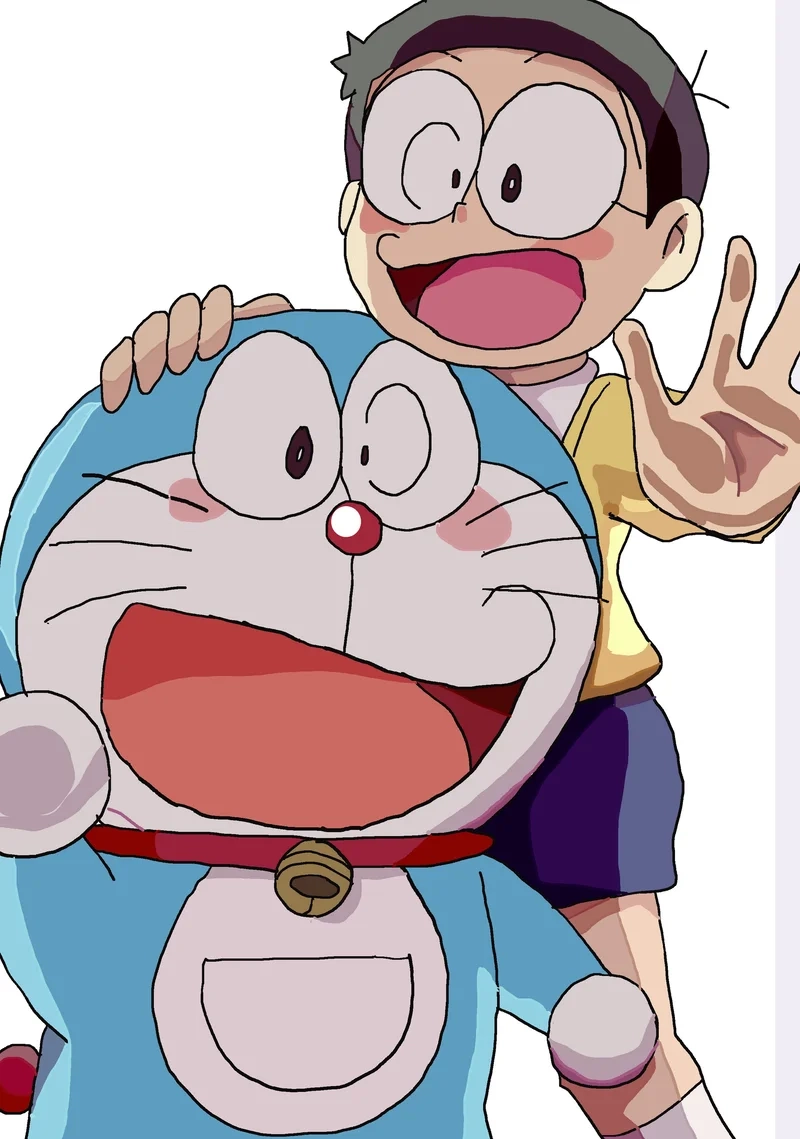 Hình doremon và nobita cute sẽ làm cho trái tim bạn tan chảy
