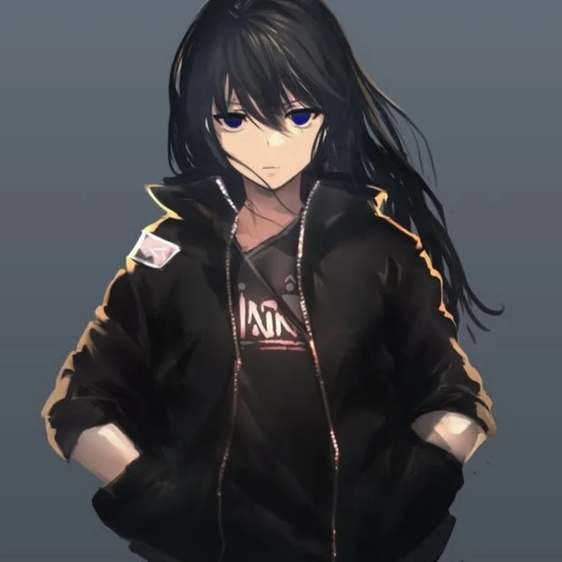 Tỏa sáng với hình nền ngầu nữ anime, phong cách mạnh mẽ, thần thái