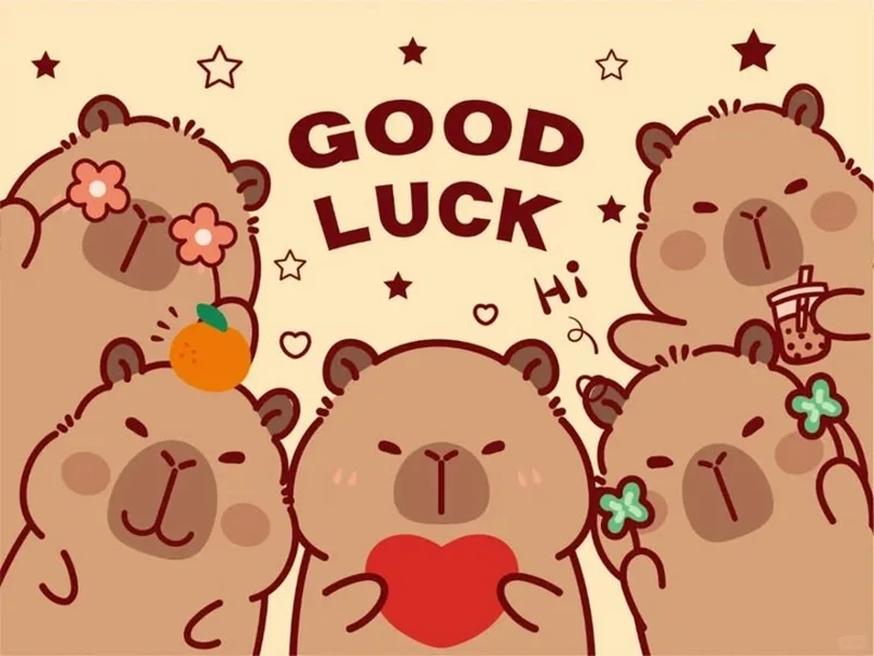 Làm mới laptop với hình nền máy tính đẹp cute capybara chất lượng cao