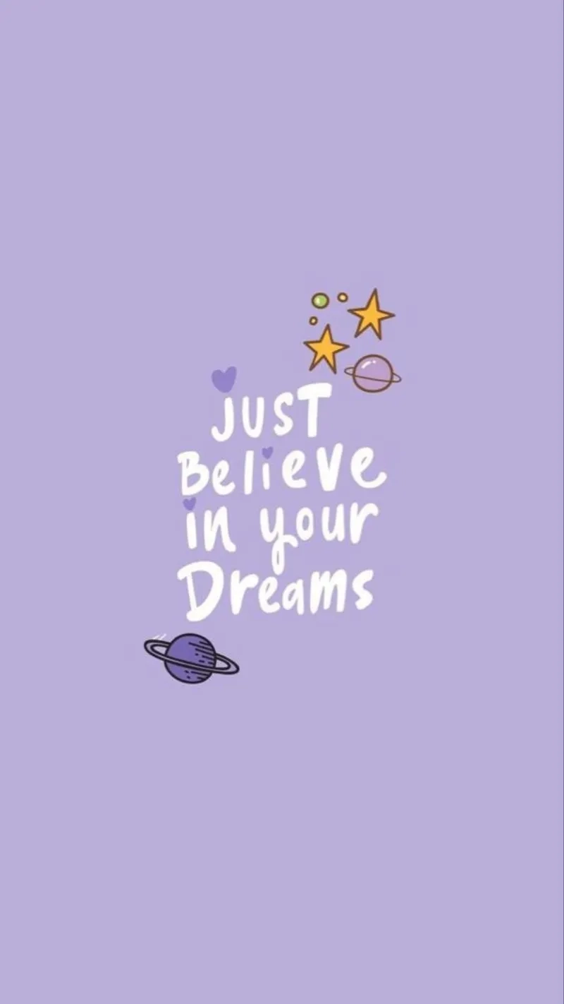 Hình nền điện thoại màu tím dễ thương tạo cảm giác vui vẻ