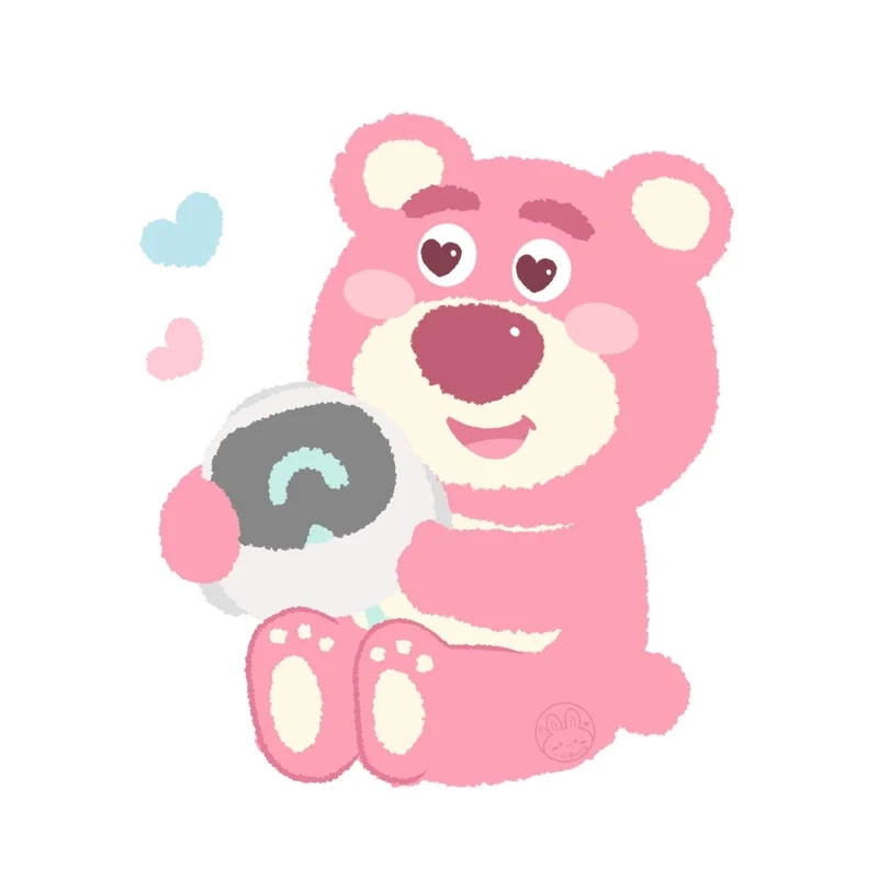 Hình nền gấu dâu phát sáng sẽ khiến màn hình của bạn nổi bật hơn