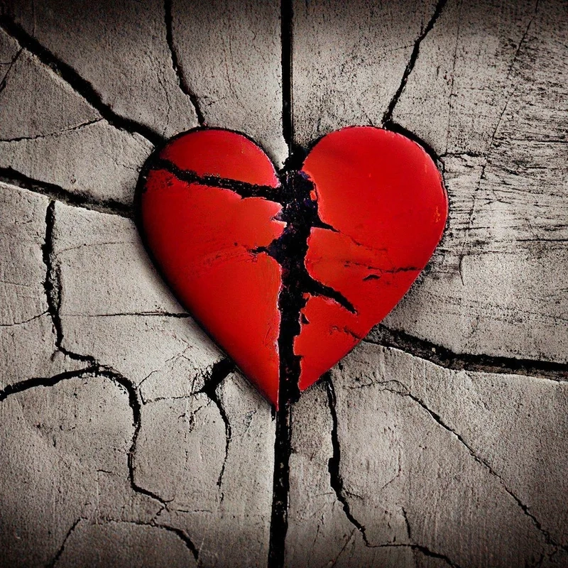 Ảnh tan vỡ trái tim là biểu tượng cho những kỷ niệm đau thương