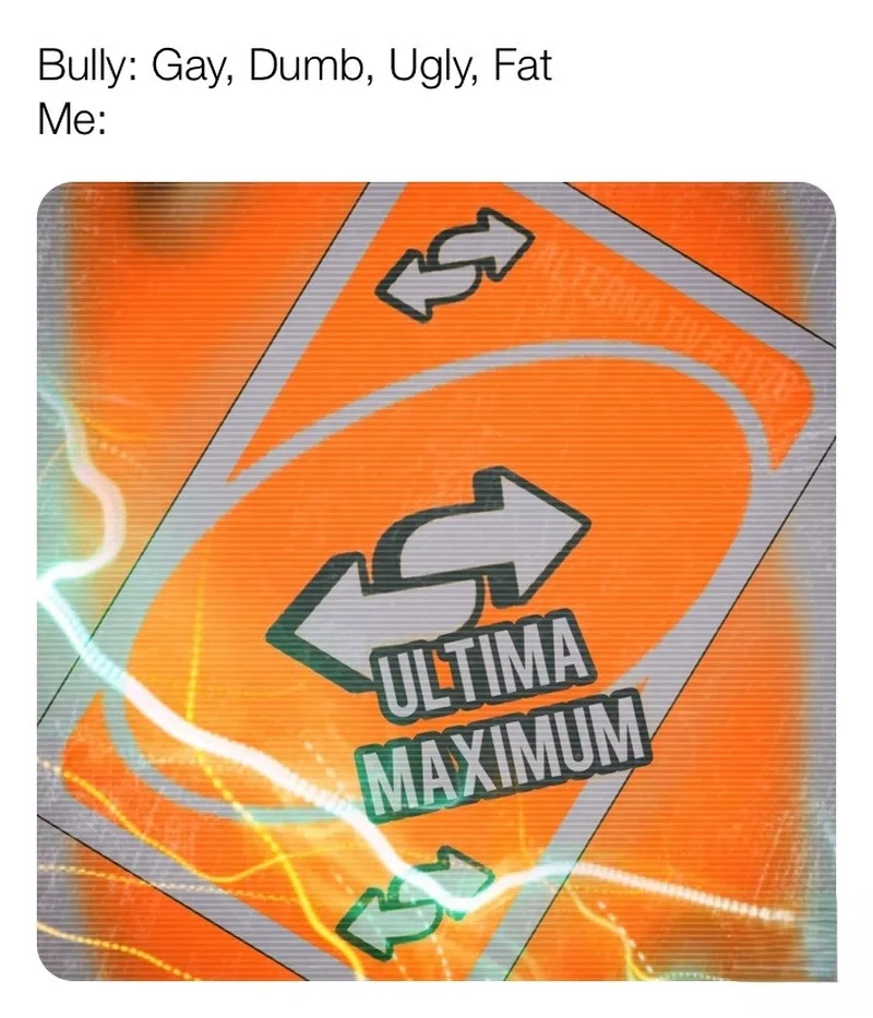 Uno cấm meme thể hiện sự bực bội một cách hài hước