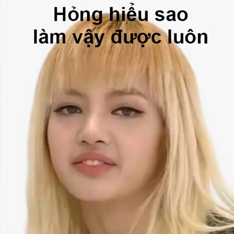 Meme lisa blackpink mang lại sự dễ thương cho người xem
