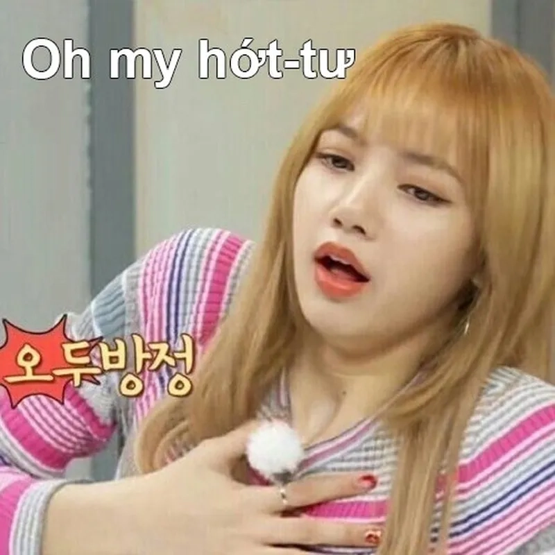 Blackpink meme lisa thể hiện sự đáng yêu trong từng khoảnh khắc