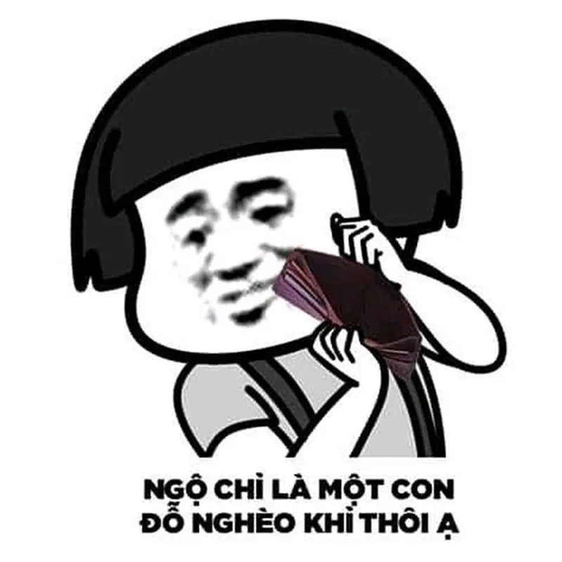 Meme cầm tiền lau nước mắt mang lại tiếng cười cho những ai yêu thích hài hước