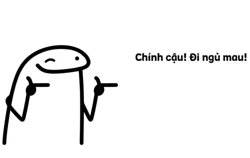 Meme ngủ đi giúp bạn thư giãn và chuẩn bị cho giấc ngủ