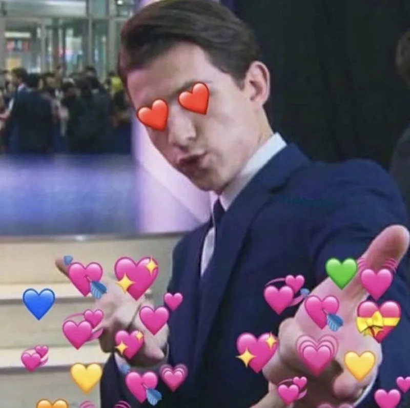 Bắn tym meme mang lại sự dễ thương cho người xem