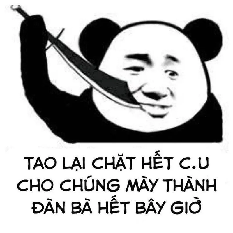 Chia sẻ ảnh gấu trúc meme để tạo niềm vui cho mọi người