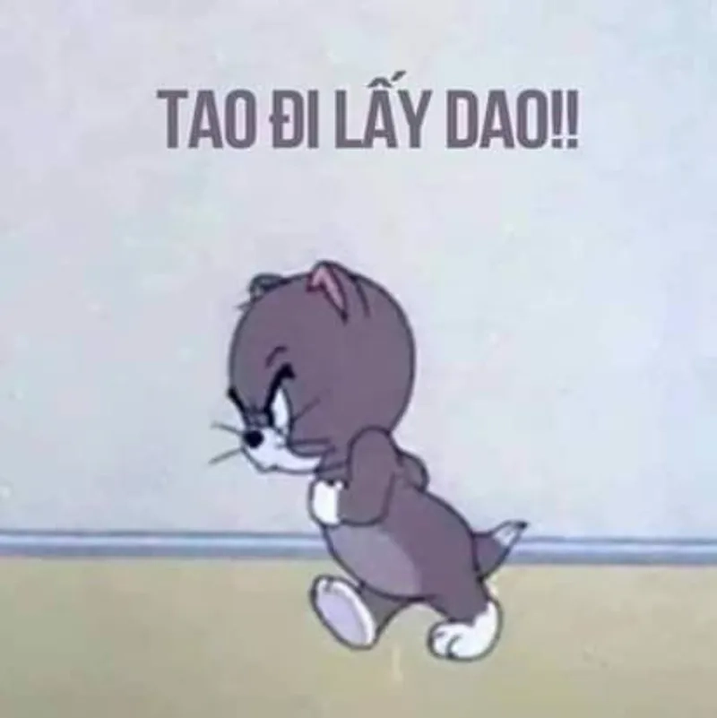 T thấy mà t tức á meme thể hiện sự bực bội một cách hài hước