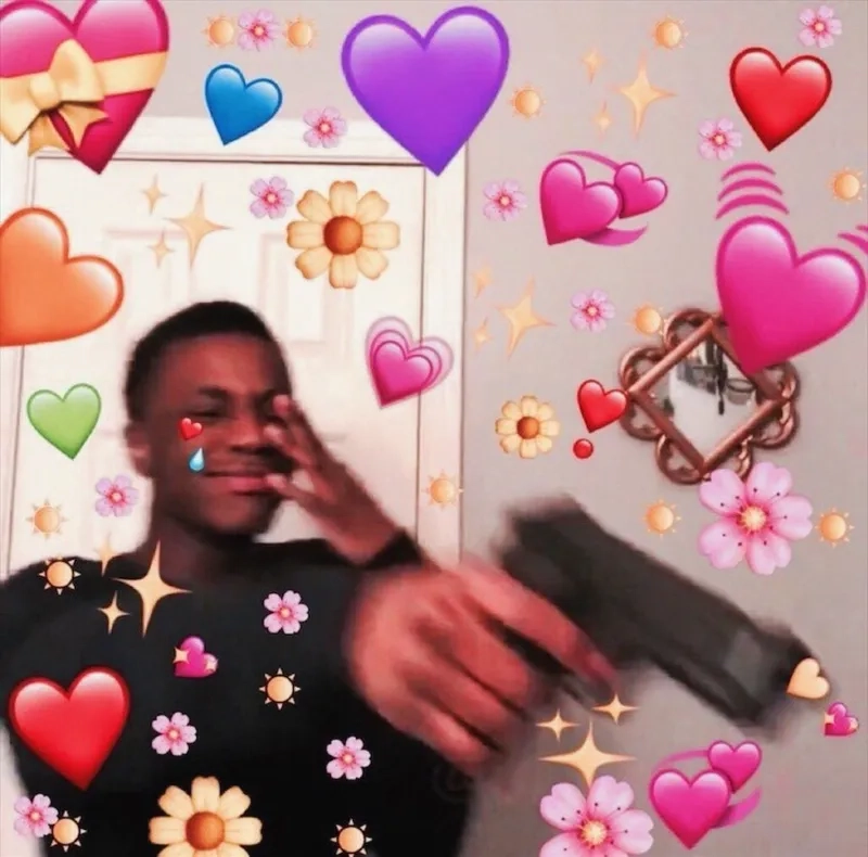 Meme gấu trúc thả tim mang lại sự dễ thương cho người xem