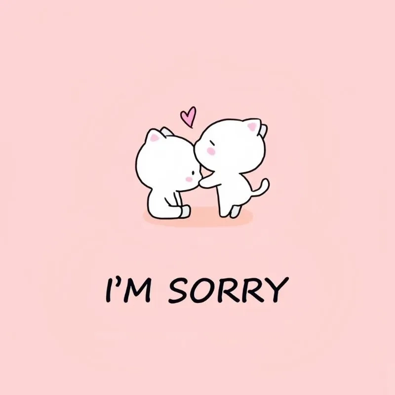 Meme xin lỗi đáng yêu khiến mọi người cảm thấy dễ chịu hơn
