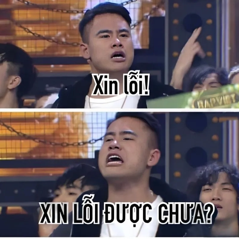 Meme xin lỗi bằng tiền đi hài hước giúp bạn thể hiện sự hối lỗi một cách độc đáo