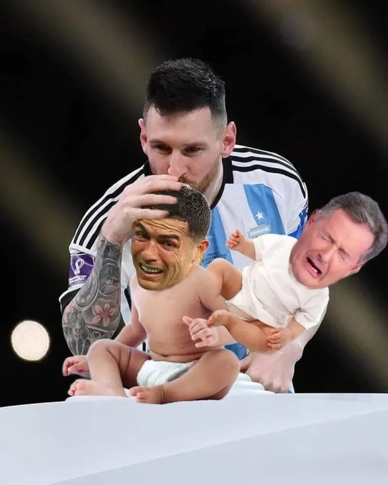 Messi meme ronaldo mang lại sự cạnh tranh hài hước