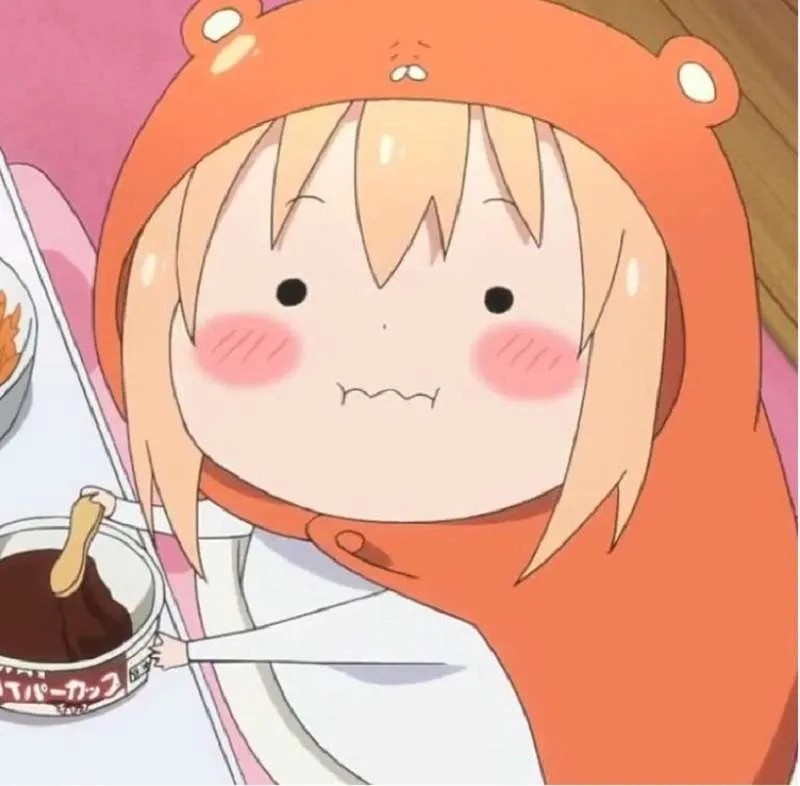 Meme gái anime thể hiện sự dễ thương và đáng yêu