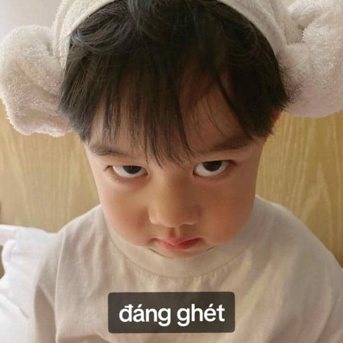 Meme em bé tức giận khiến bạn không thể không cảm thấy thương