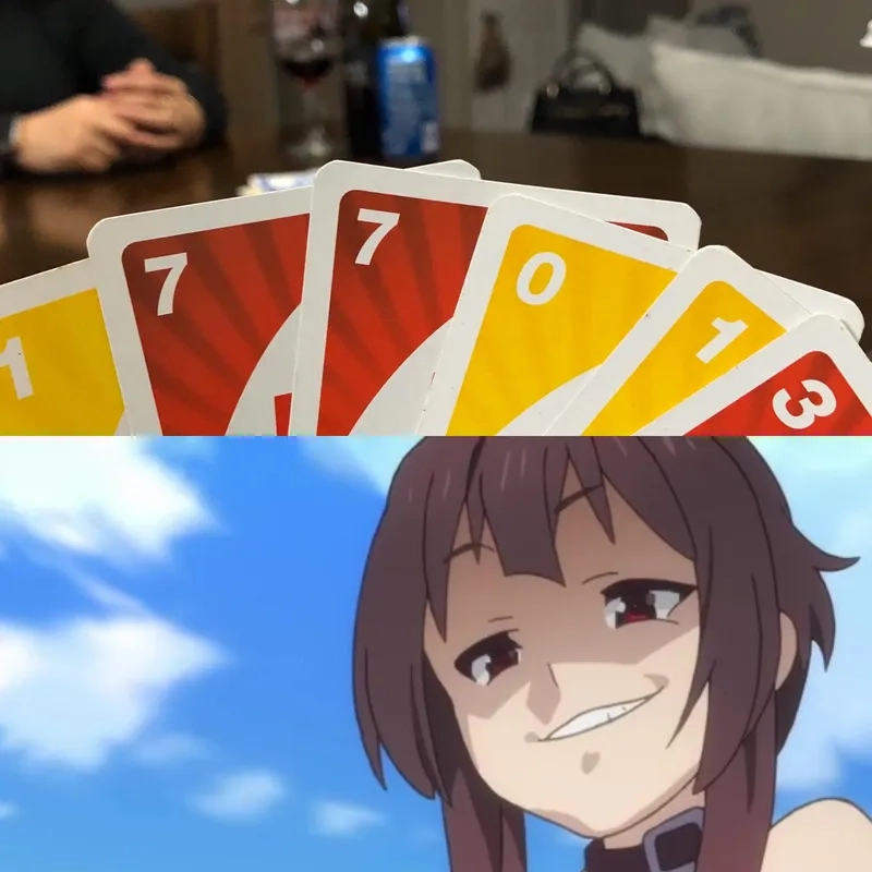 Meme uno đảo ngược là hình ảnh quen thuộc trong thế giới meme